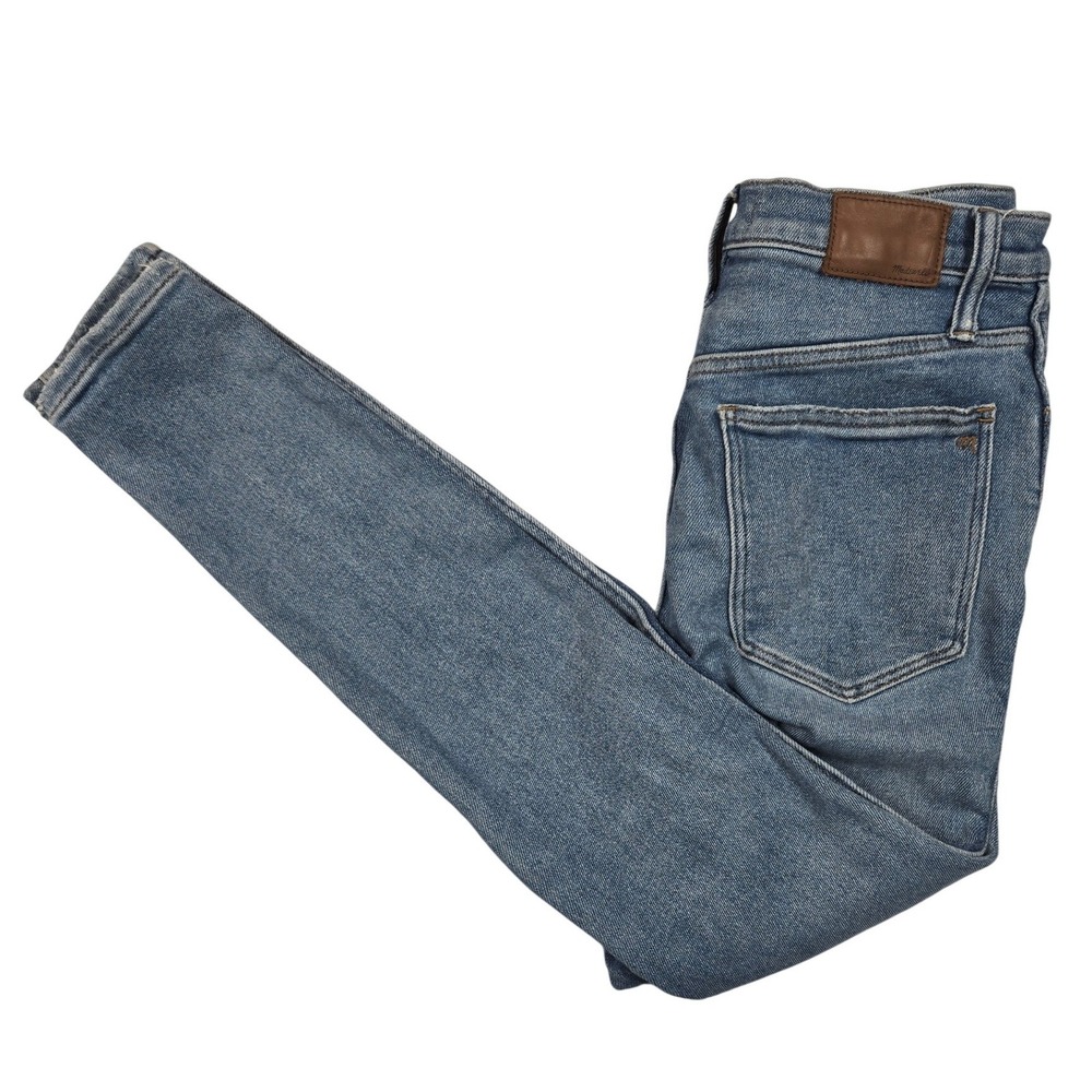 Madewell 10" High-Rise Skinny Jeans Womens 27‎ Blue Excellent Medium Wash Denim